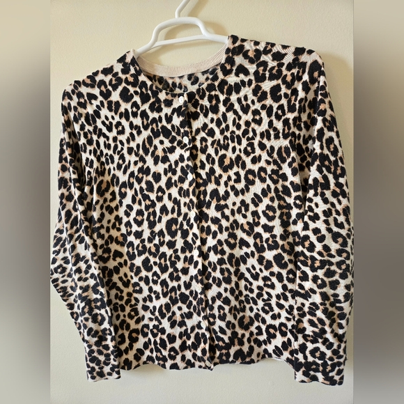Size L Womens Leopard Cardigan - Picture 1 of 2
